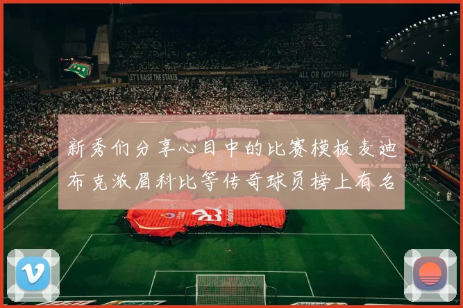 新秀们分享心目中的比赛模板麦迪布克浓眉科比等传奇球员榜上有名